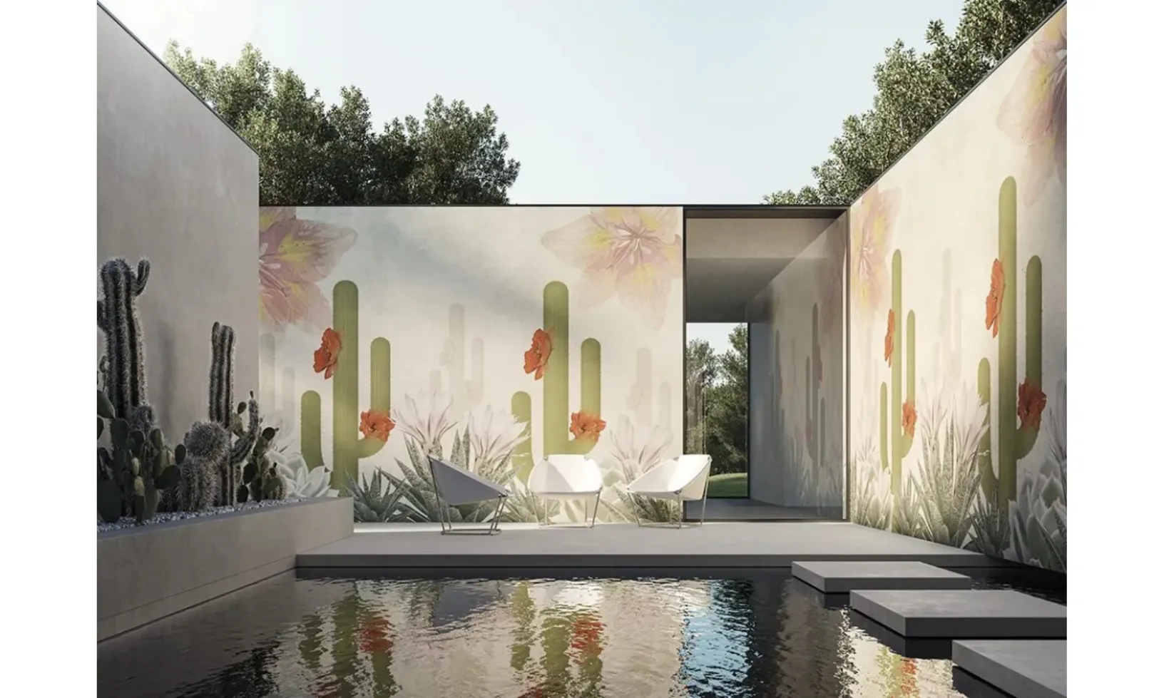 Carta da parati Desert in Bloom di Instabilelab