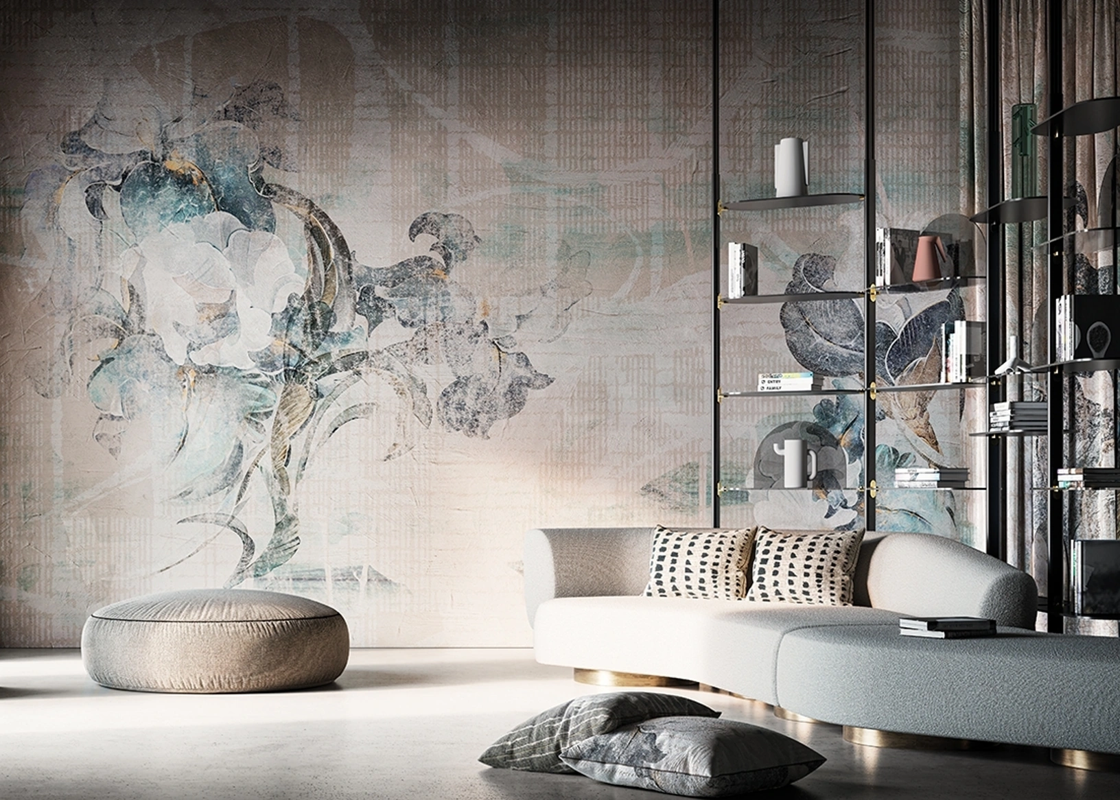 Carta da parati floreale vintage Eloise di Instabilelab