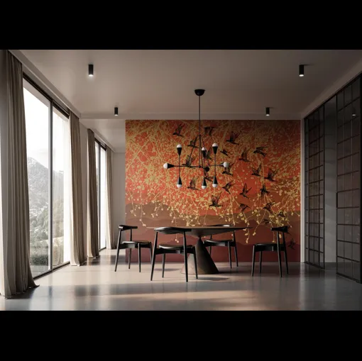 Carta da parati Red Mountain di Instabilelab