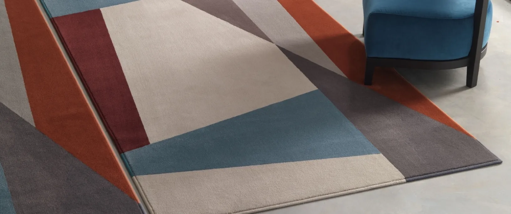 Tappeto con figure geometriche Split di Besana Moquette