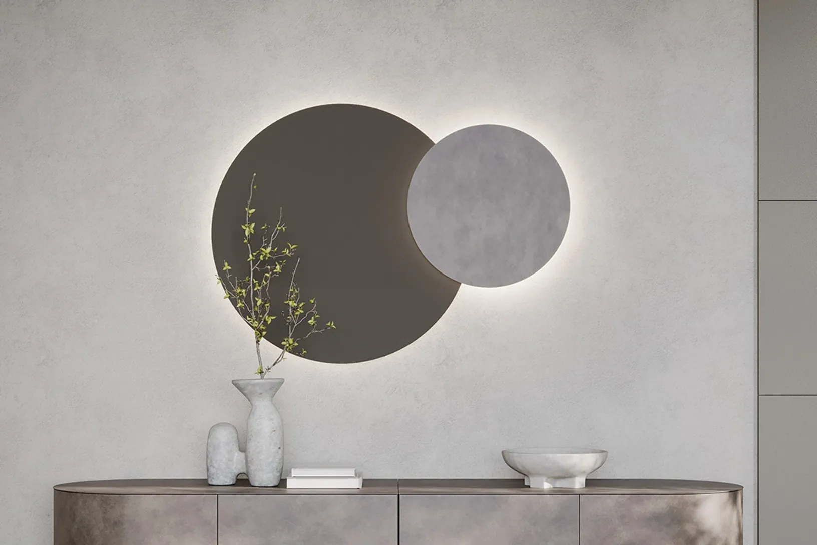 Lampada Eclipse Applique di Ronda Design
