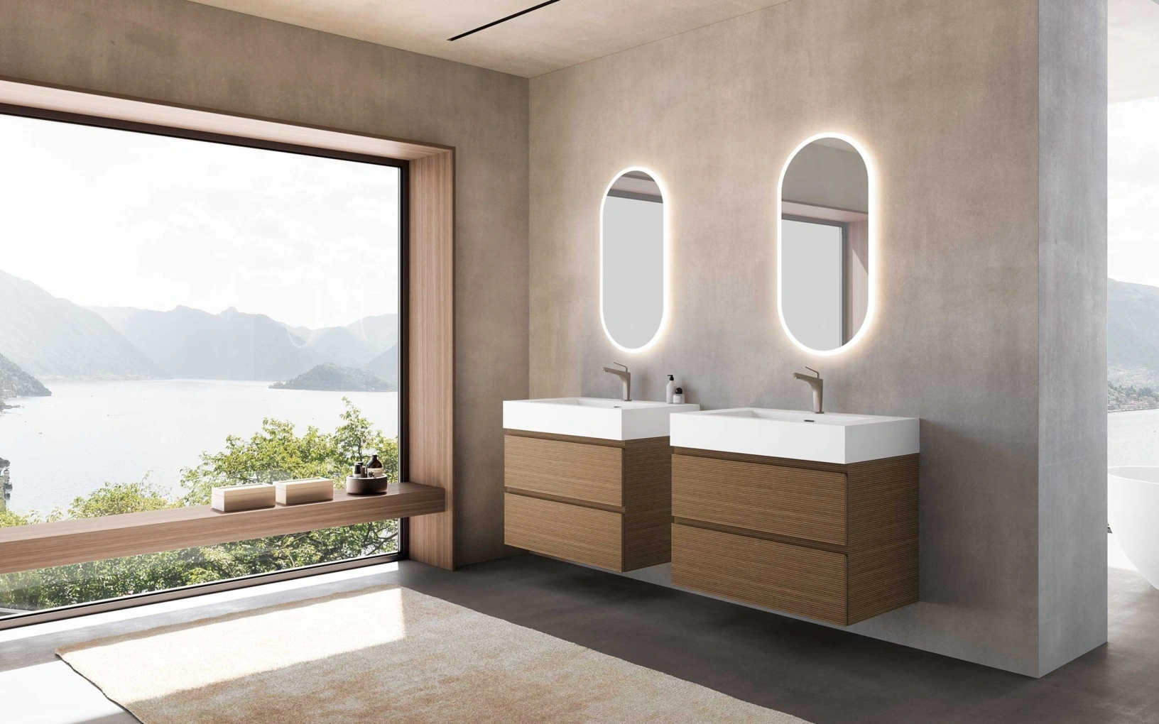 Mobile da Bagno Block System Syntesi Box C23 di Baxar