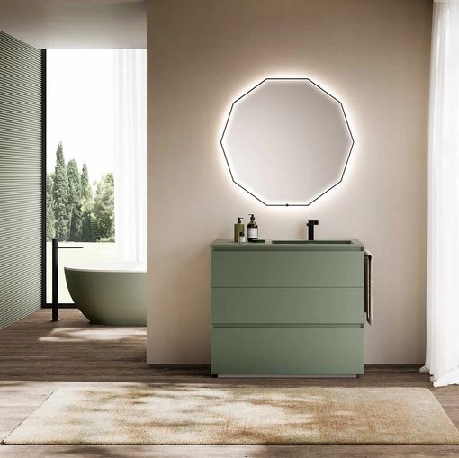 Mobile da Bagno Block System Syntesi C22 di Baxar