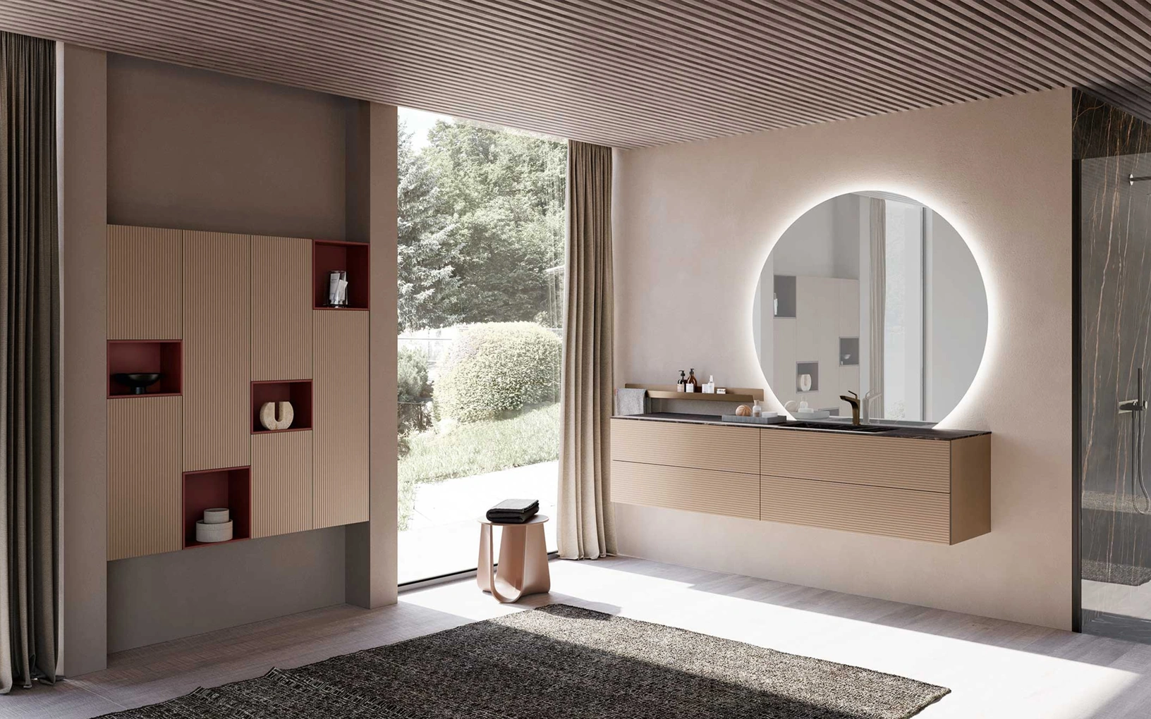 Mobile da Bagno sospeso M System 033 di Baxar