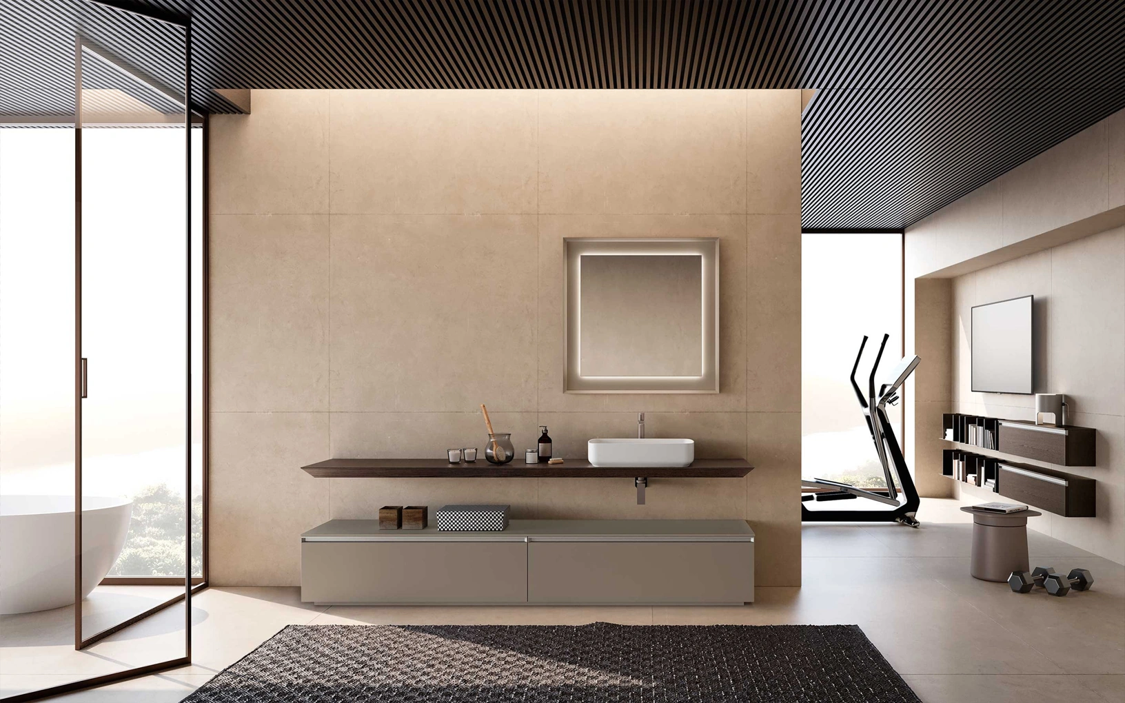 Mobile da Bagno M1 System 132 di Baxar