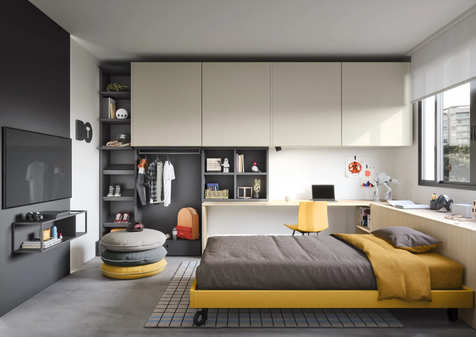 Cameretta Kids space 21 di Nidi