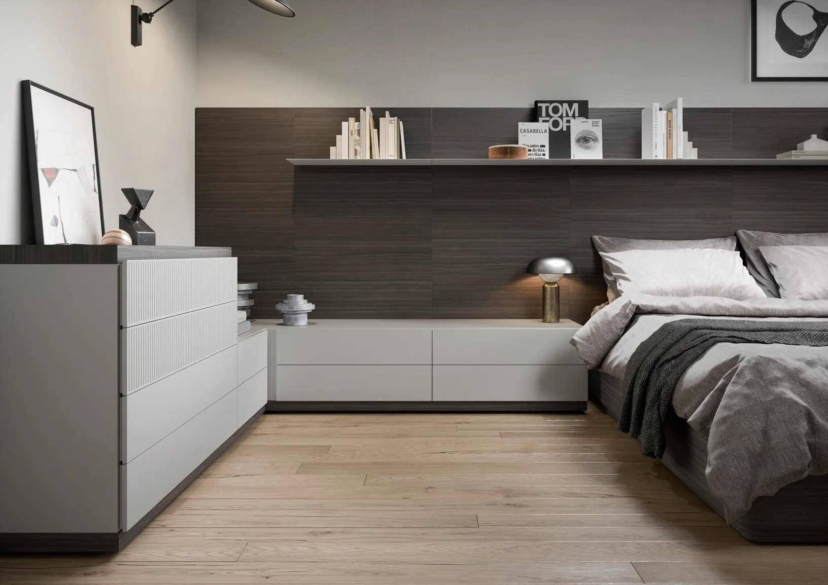 Comodino Easy System di Novamobili