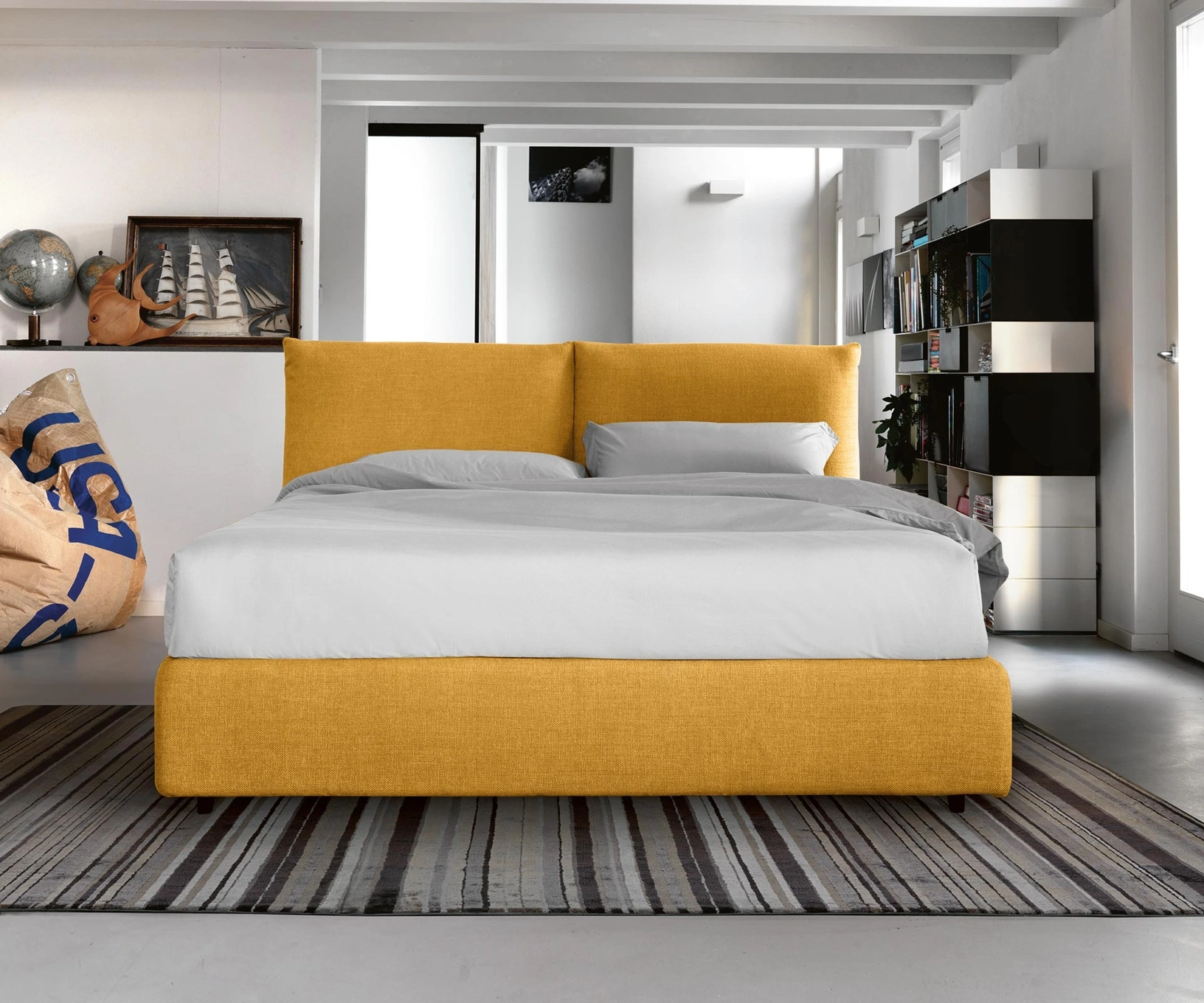 Letto con box contenitore Bridge di Noctis