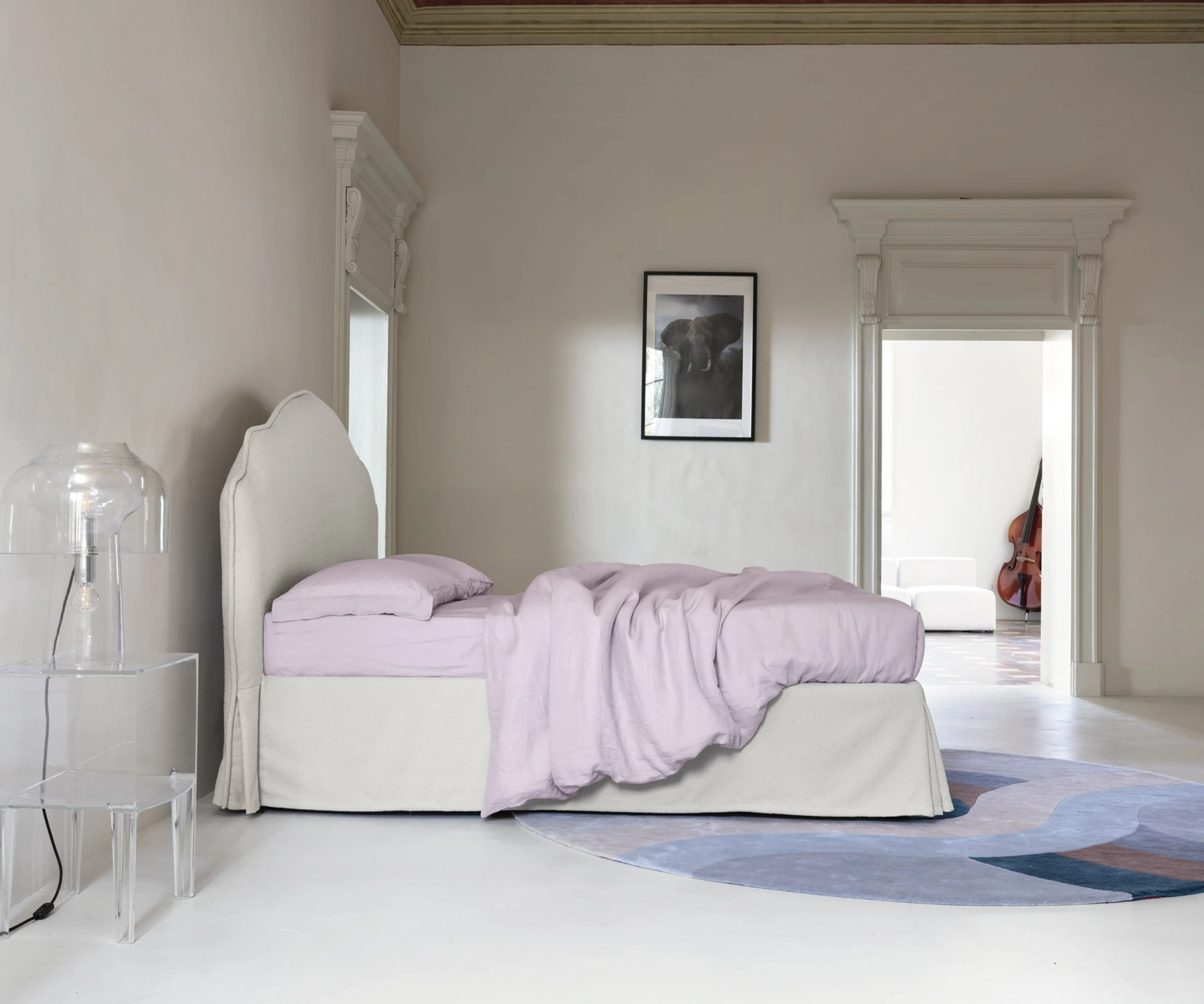Letto con testiera Fiordaliso di Noctis