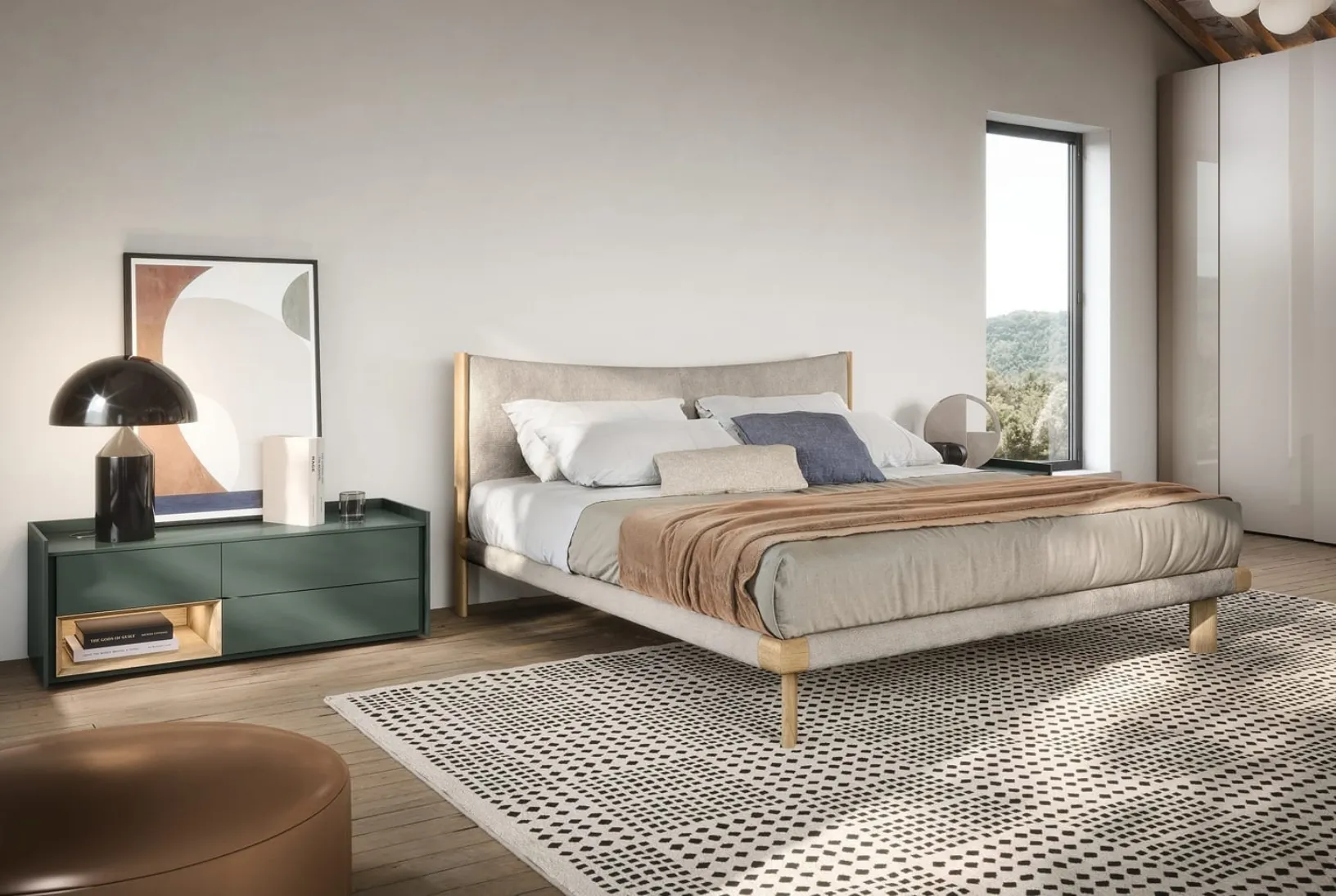 Letto matrimoniale Mizu di Novamobili