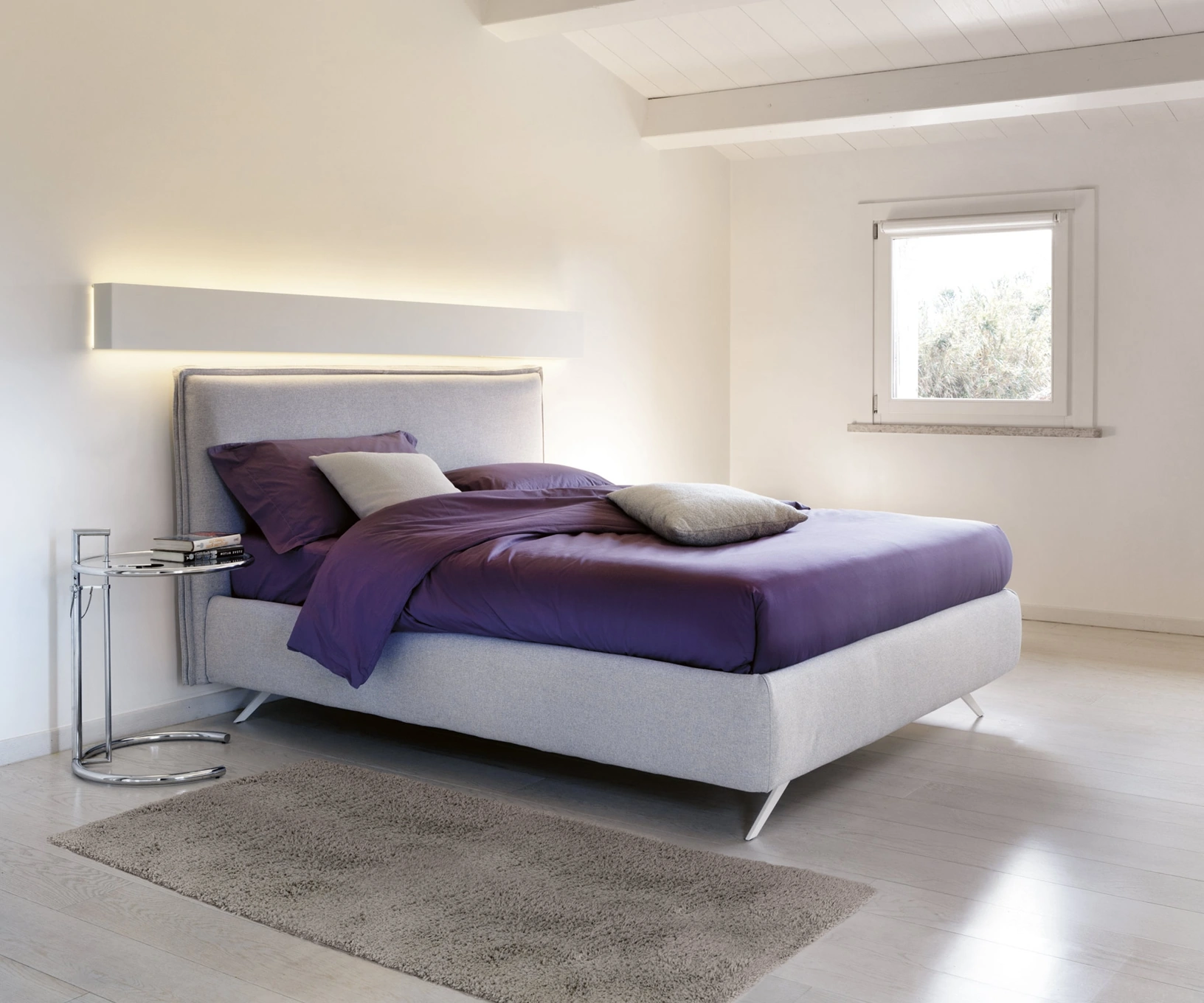 Letto con contenitore Moody di Noctis