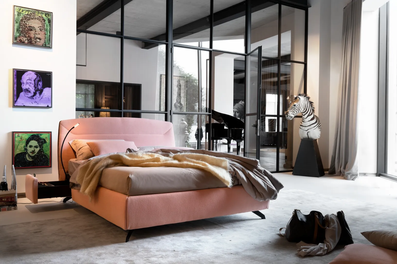 Letto Cama con testiera di Noctis
