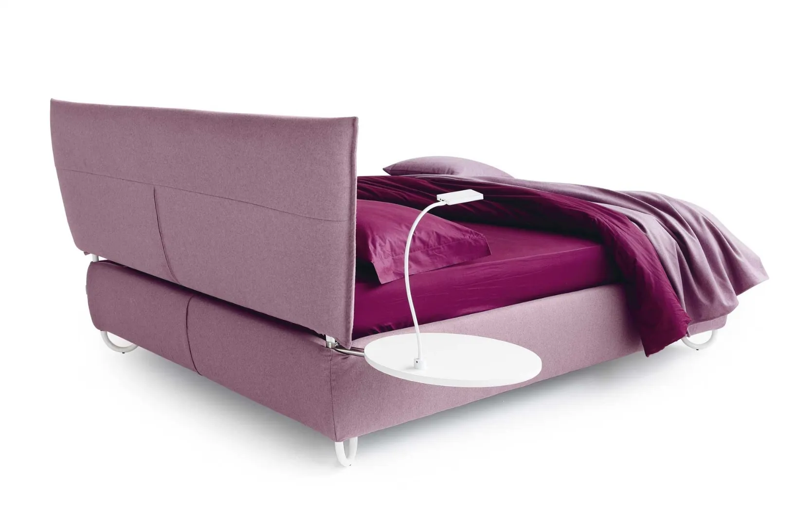 Letto matrimoniale imbottito Hug 04 Cross di Noctis
