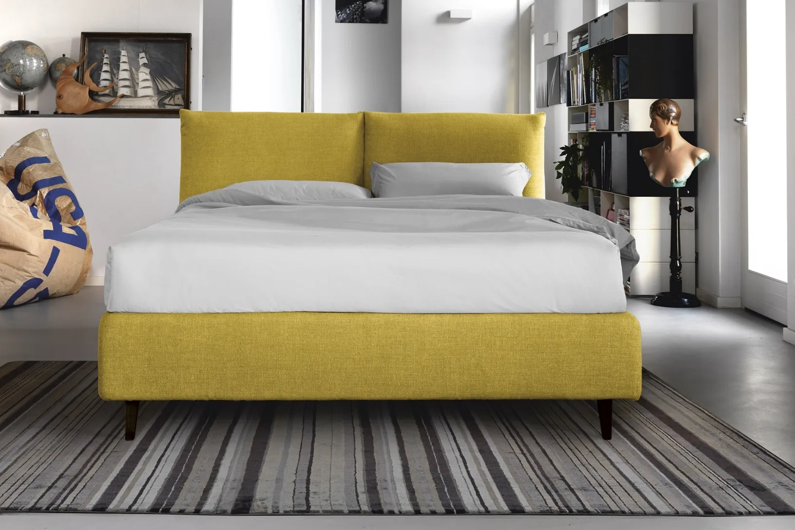 Letto con testiera London di Noctis