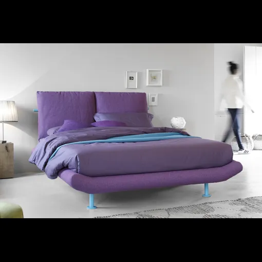 Letto in tessuto imbottito Noah di Noctis