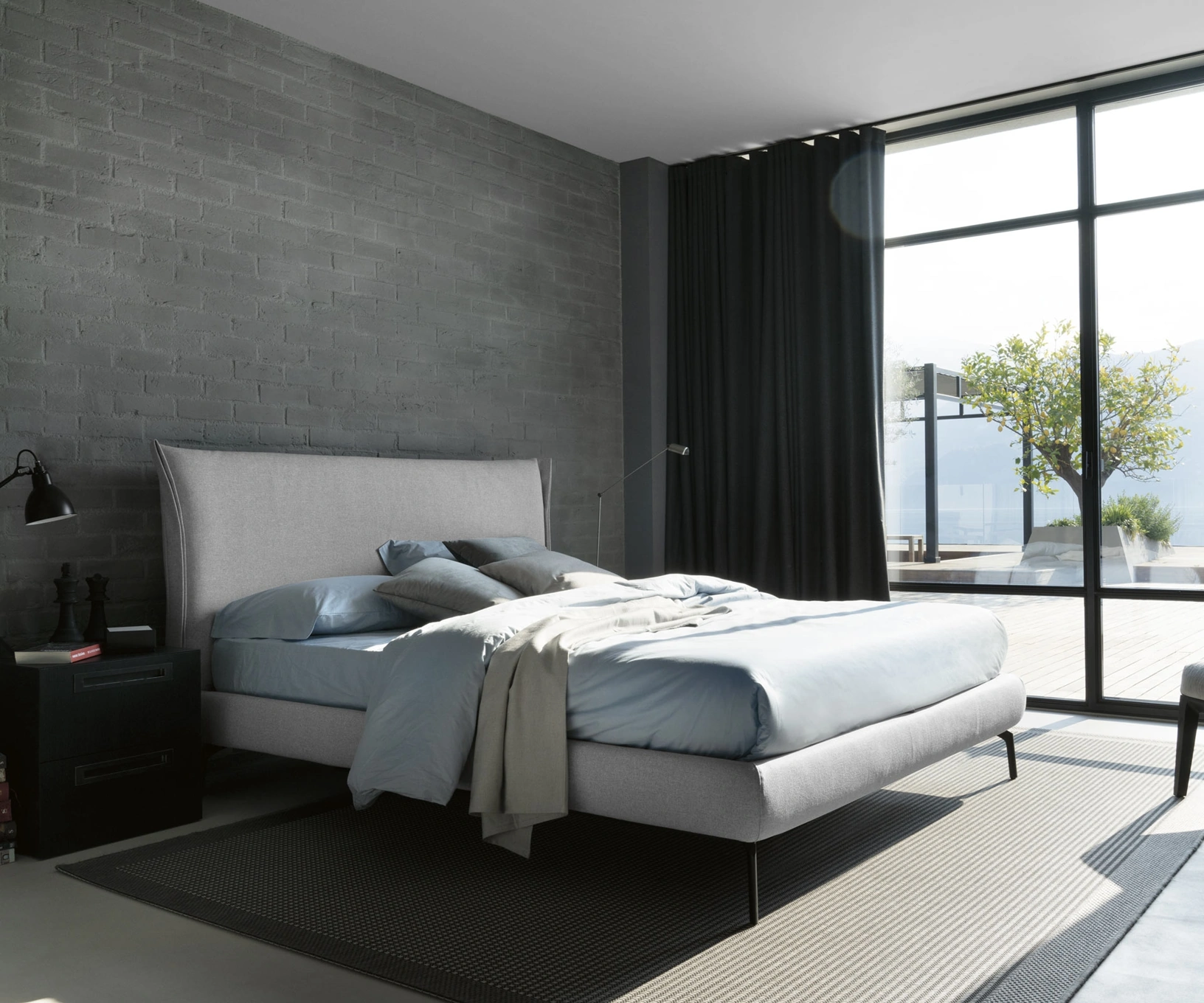 Letto moderno Osaka di Noctis