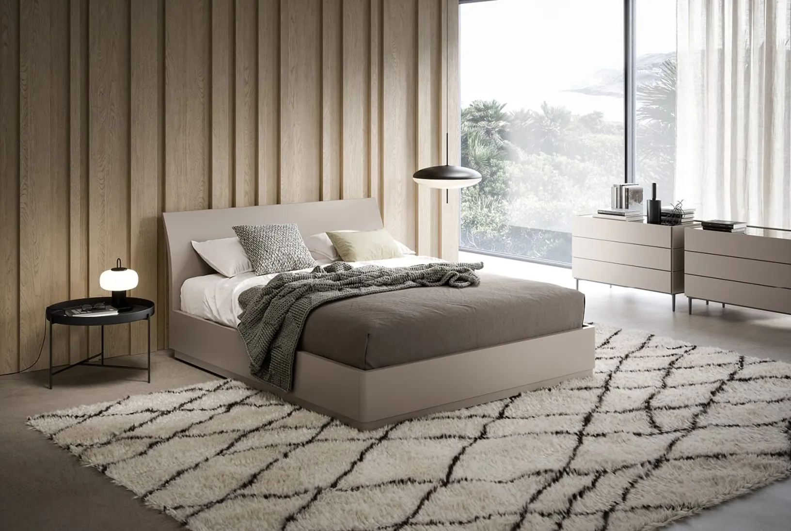 Letto Bend con box contenitore di Novamobili