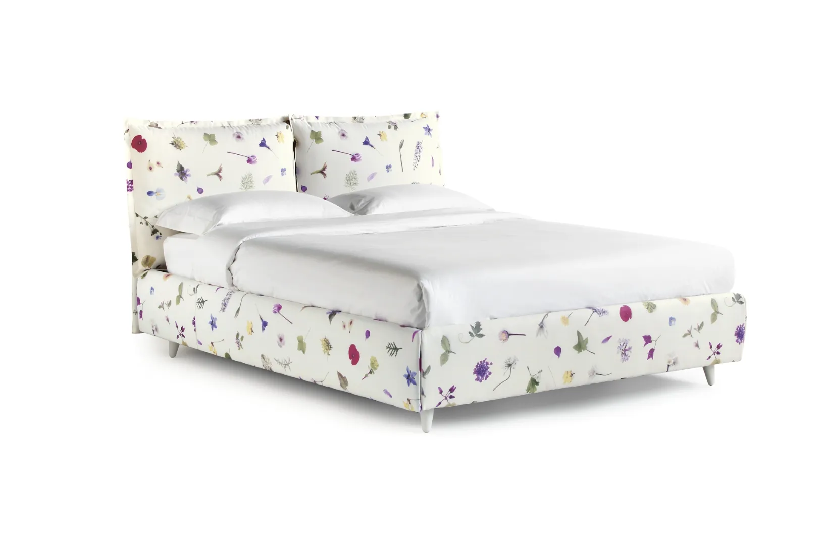 Letto in tessuto a fiori con contenitore So Wild di Noctis
