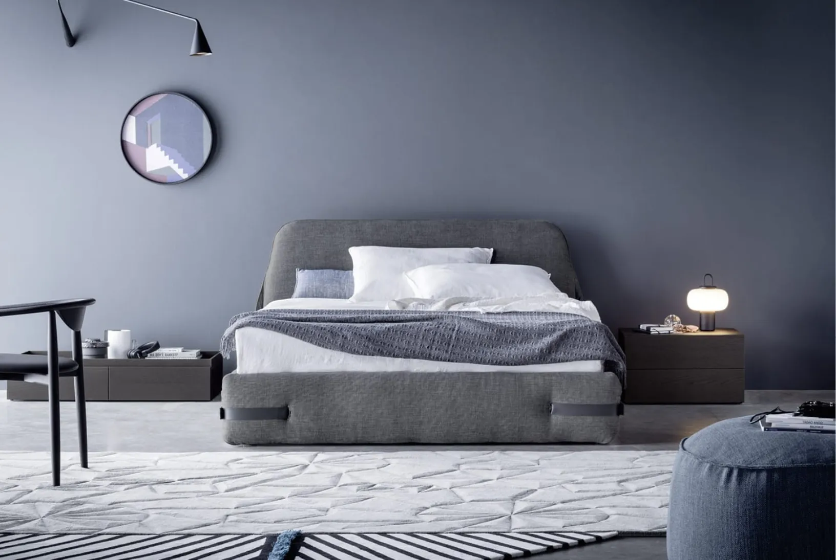 Letto Tape con box contenitore di Novamobili