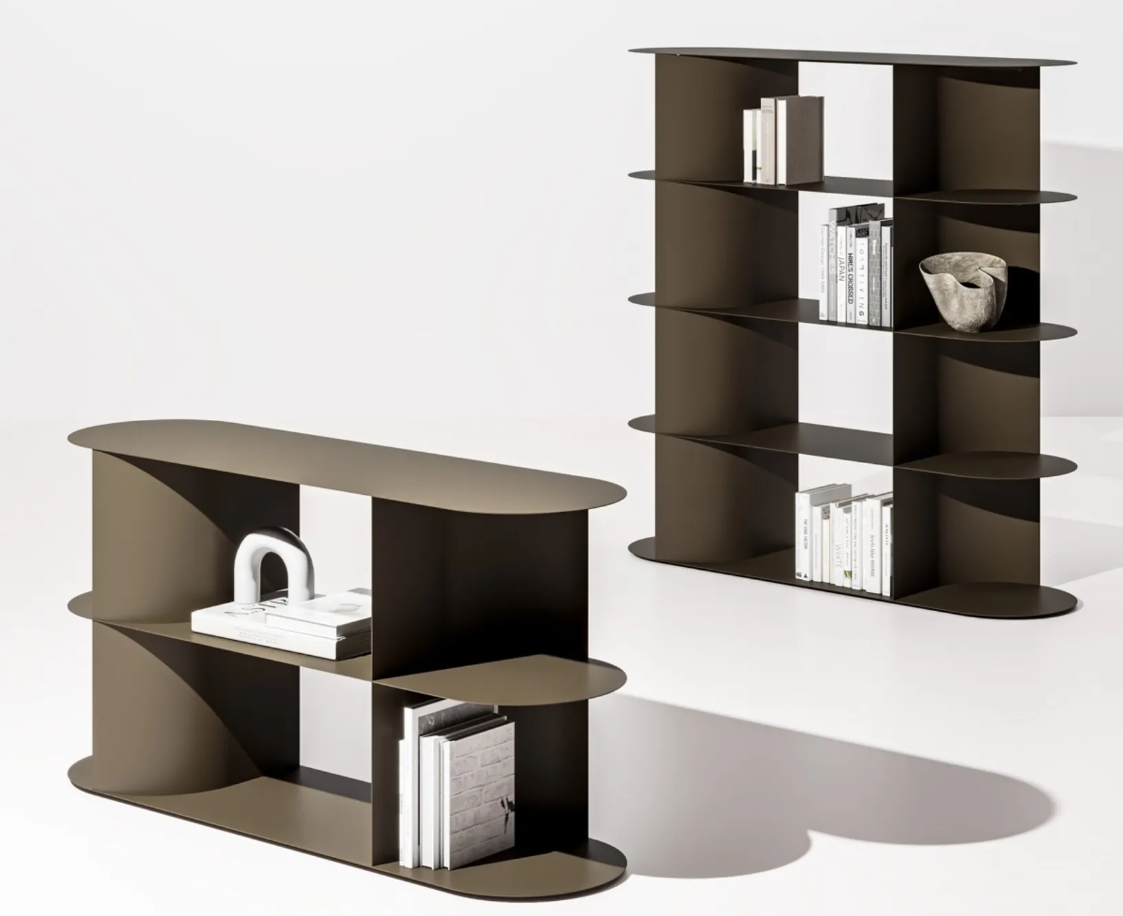 Libreria divisoria Zephir di Ronda Design