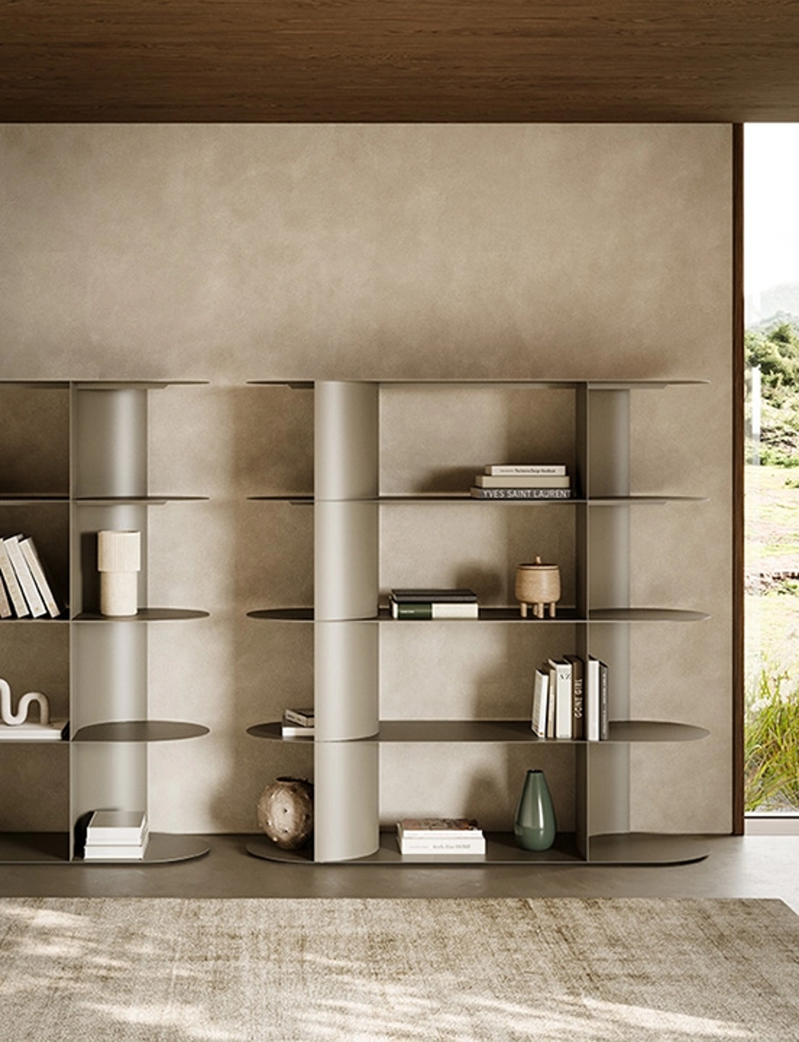 Libreria divisoria Zephir di Ronda Design