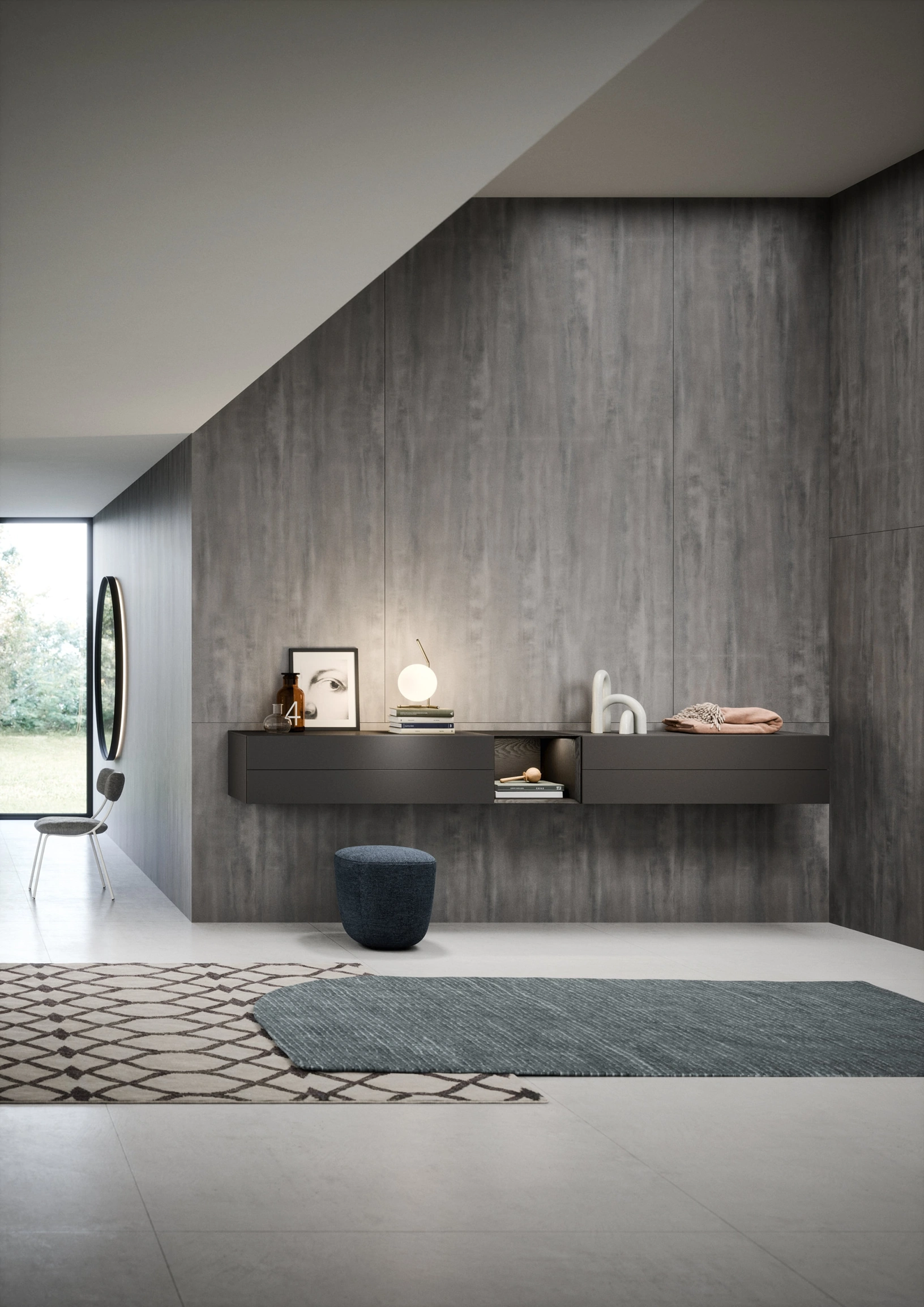 Mobile sospeso Easy System di Novamobili