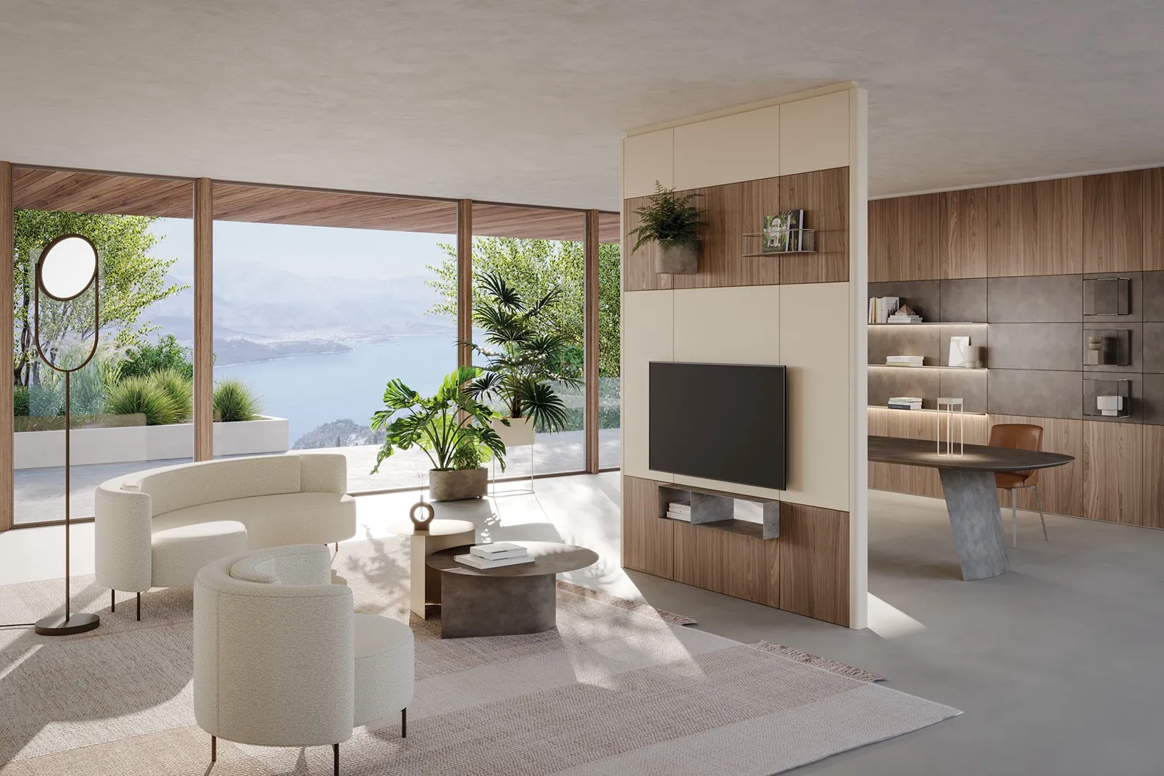 Parete Attrezzata Caddy Stand App in legno e metallo di Ronda Design