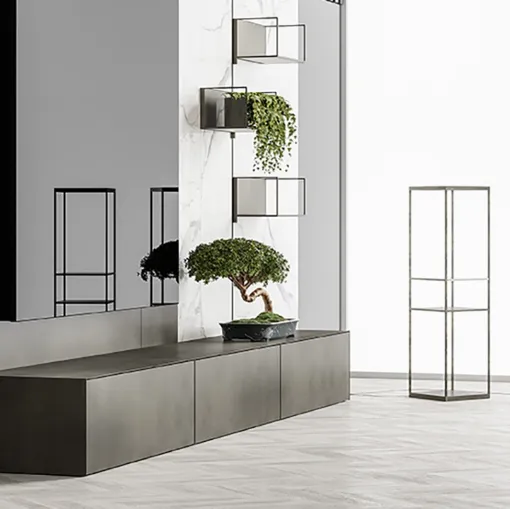 Parete Attrezzata Iron Materika 02 di Ronda Design