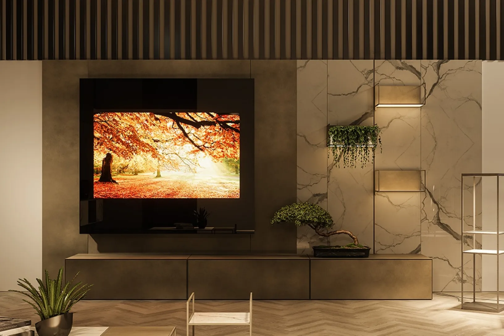 Parete Attrezzata Iron Materika 01 di Ronda Design