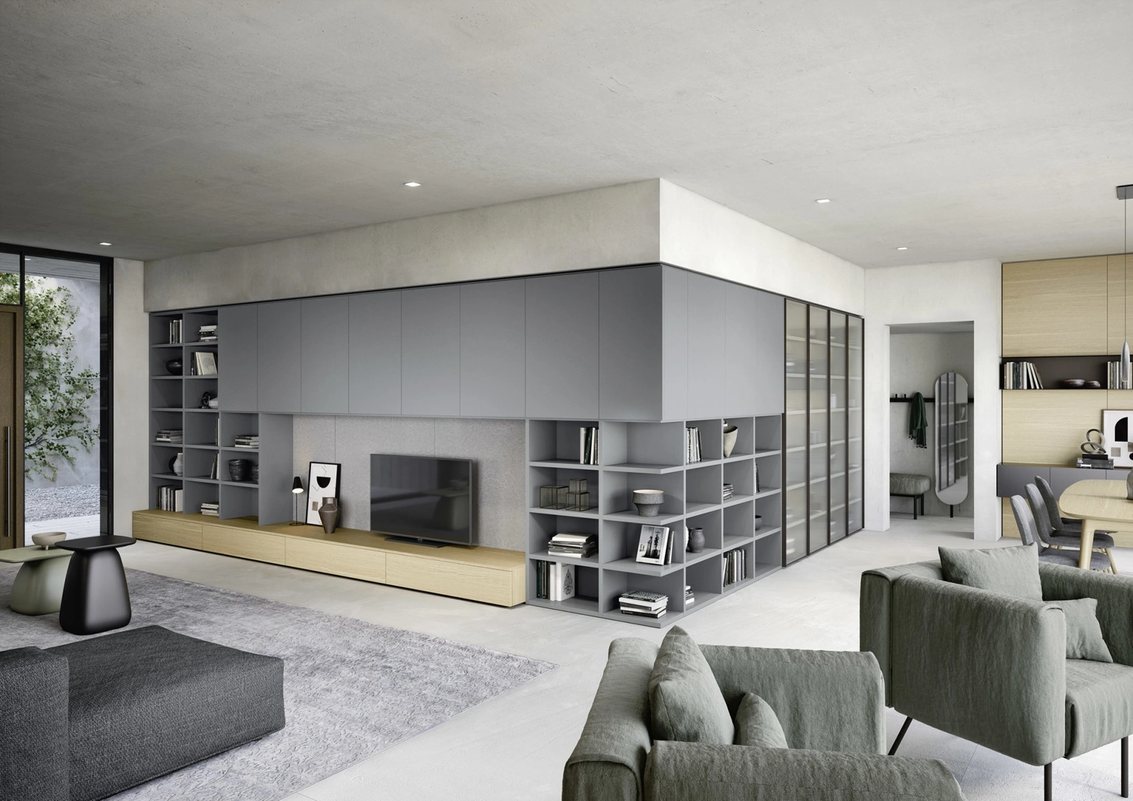 Parete Attrezzata Wall 30 06 di Novamobili