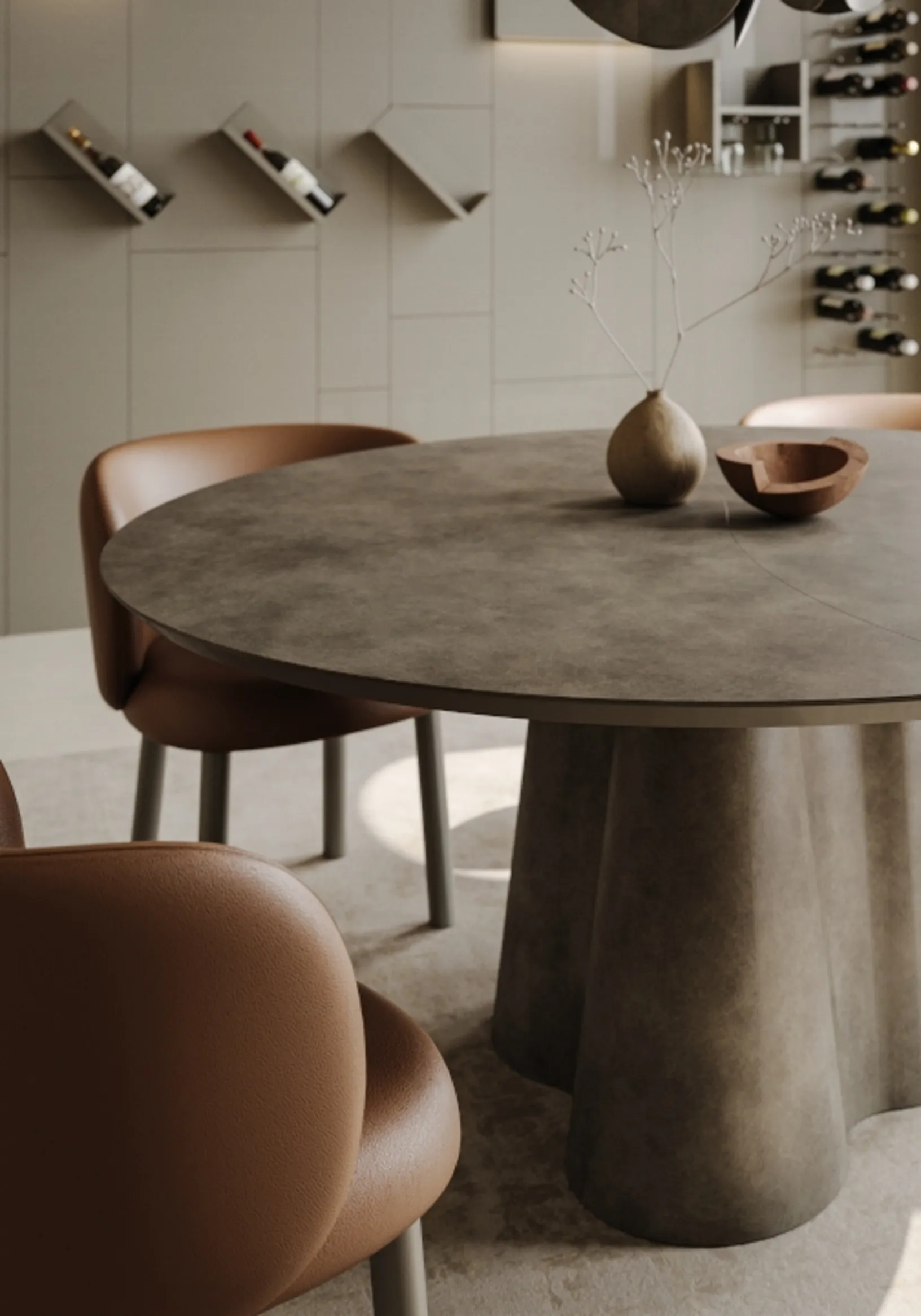 Tavolo Jupe Round di Ronda Design
